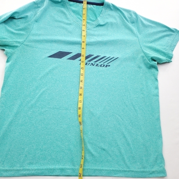Dunlop Graphic Performance SS T Shirts Men Athletic Bundled Lot (2) Mint Coral - Picture 5 of 15